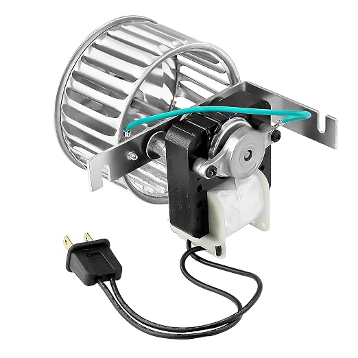 【Upgrade 100% Copper】 82229000 Bathroom Vent Fan Motor and Wheel Fit by Fetechmate
