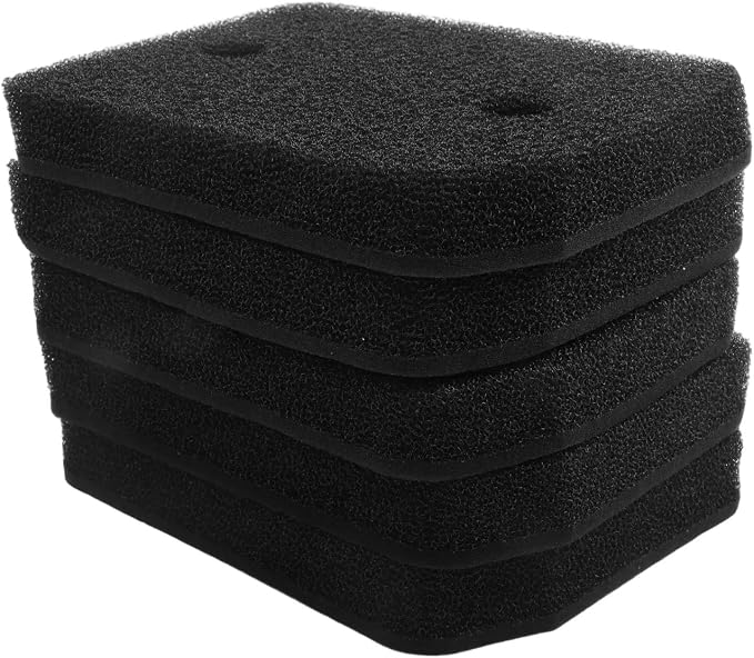 5 Pack Black Sponge Filter Mat For Replacement Foam Filters For Dust Control - Image 8