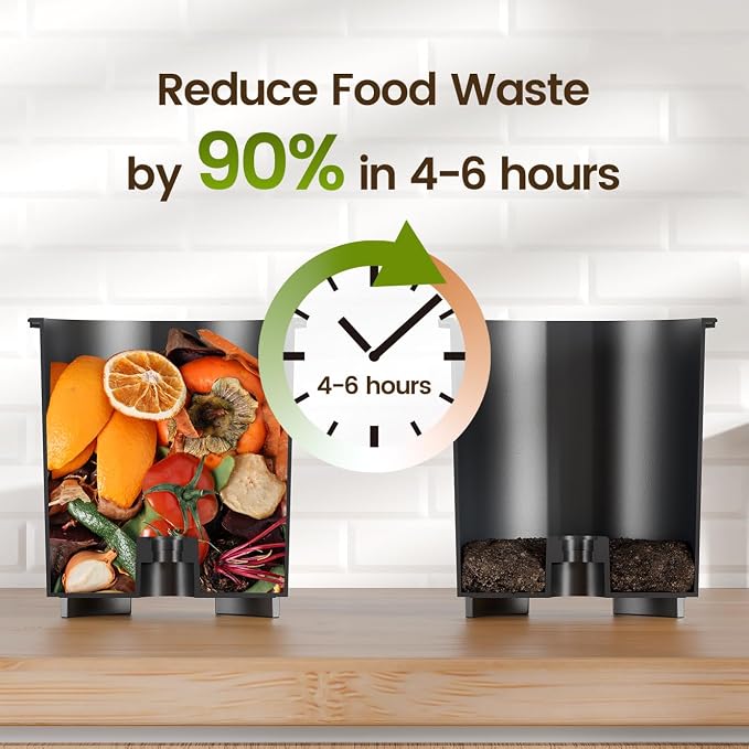 TOPZEE Kitchen Composter-3L Electric Composter - Image 3
