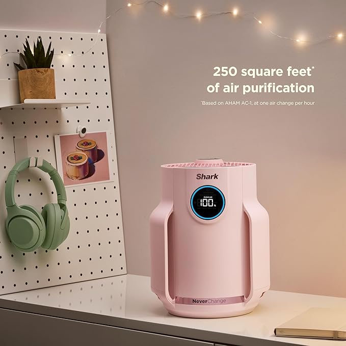 Shark Air Purifier for Home, NeverChange Compact Pro, for Bedroom, Home Office - Image 4