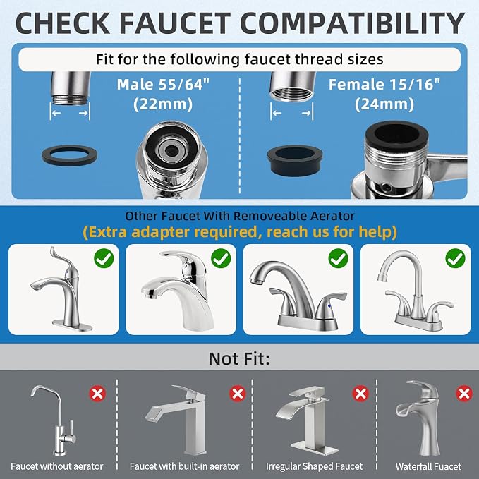 CECEFIN Water-Filter for Sink-Faucet Extender-Aerator - Image 5
