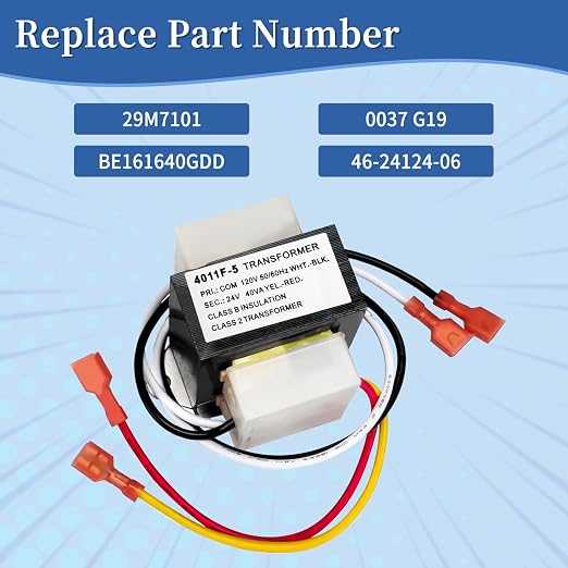46-24124-06 HVAC Furnace Transformer 40VA 120/24V Compatible - Image 6