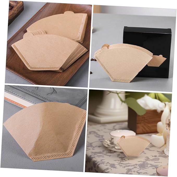 200pcs Unbleached Coffee Filter Papers - Image 7