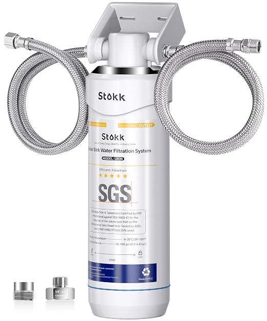 Stokk UR30 Under Sink Water Filter, 16000 Gallons Under Counter Water Filter by Follow