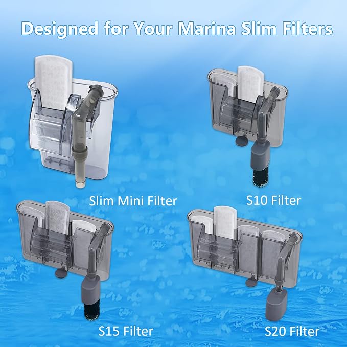 6/12 Pack Fish Tank Filter Cartridges - Image 2