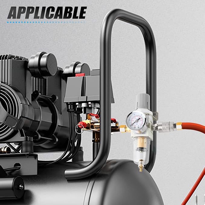 MEANLIN Air Compressor Moisture Filter, AW2000 Air Line Filter, 1/4" NPT Inlet - Image 7
