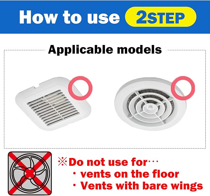 Easy Apply Dust Filter for Ventilation Fan, Peel & Stick, Self-Adhesive - Image 5