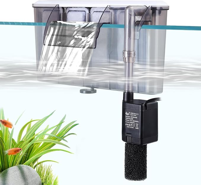 AQQA Quiet Hang on Back Aquarium Filter by AQQA