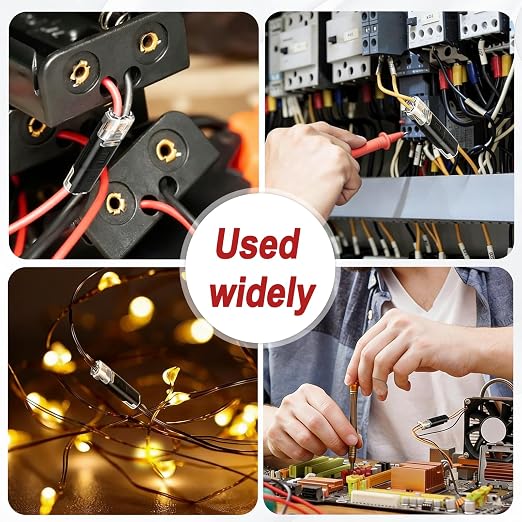 100Pcs Standard Quick Connect Wire Connectors – No Stripping Double Wire Plug - Image 7