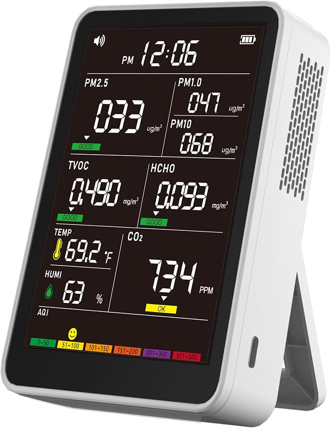 Professional Indoor Air Quality Monitor by AirWhisperAirQualityMonitor