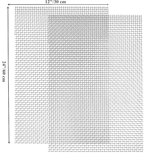 TIMESETL 2 Pack 304 Stainless Steel Woven Wire 8 Mesh - Image 2