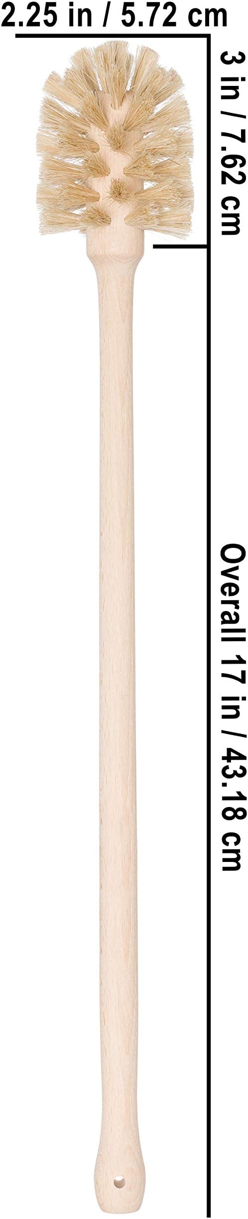 REDECKER Extra Long Bottle Brush Cleaner: Durable Horsehair and Beechwood Handle - Image 5