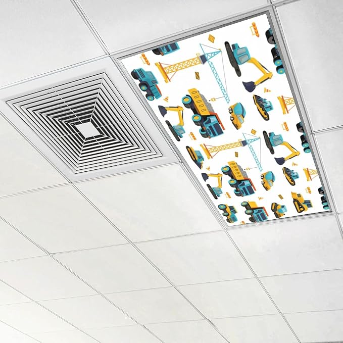 6 Pcs Fluorescent Light Covers for Ceiling Lights Seamless Construction - Image 6