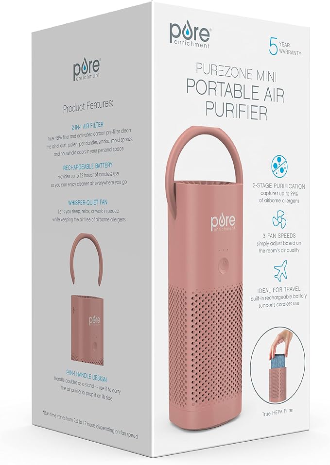 Pure Enrichment PureZone Mini Portable Air Purifier - Image 9