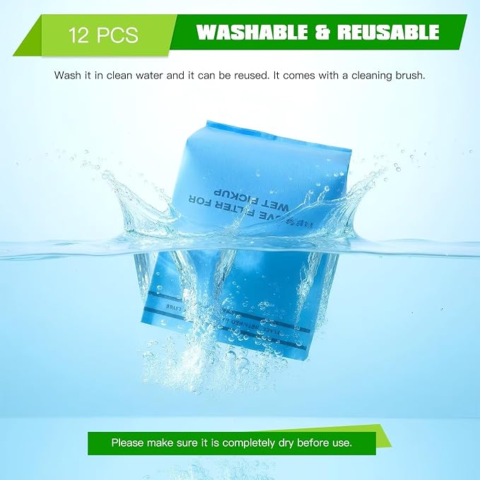 12 Pack Wet Dry Filter Bags Compatible - Image 7