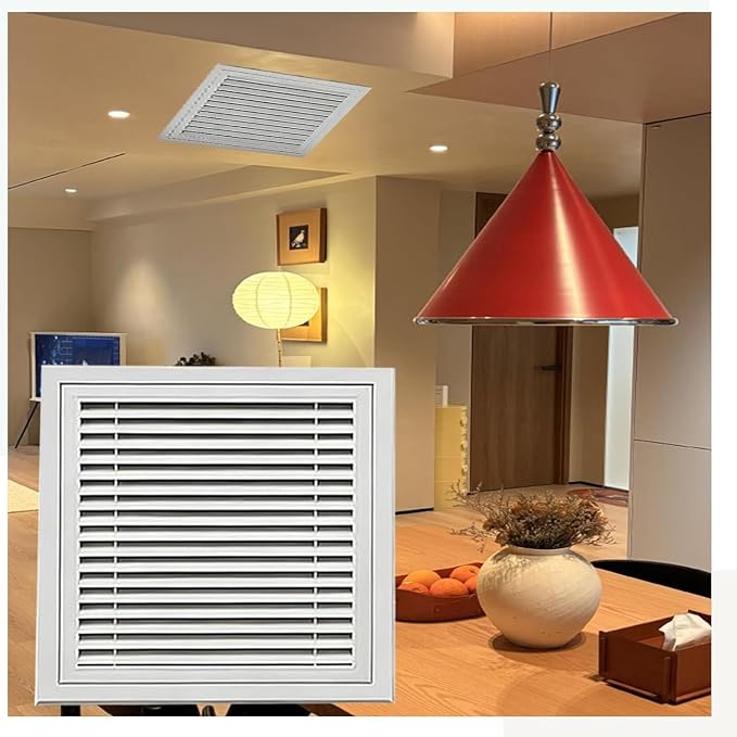 White 8x10 Decorative Air Vent Covers by Unknown