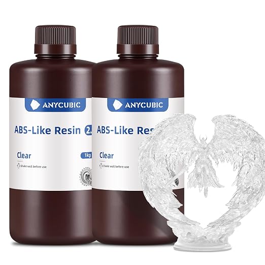 ANYCUBIC 2nd Gen Resin Technology ABS-Like Resin 2.0 Bundle, 3D Printer Resin by ANYCUBIC