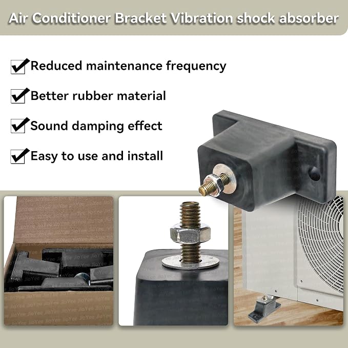 Air Conditioner Bracket Anti Vibration shock absorber, Compressor Foot Mount - Image 6
