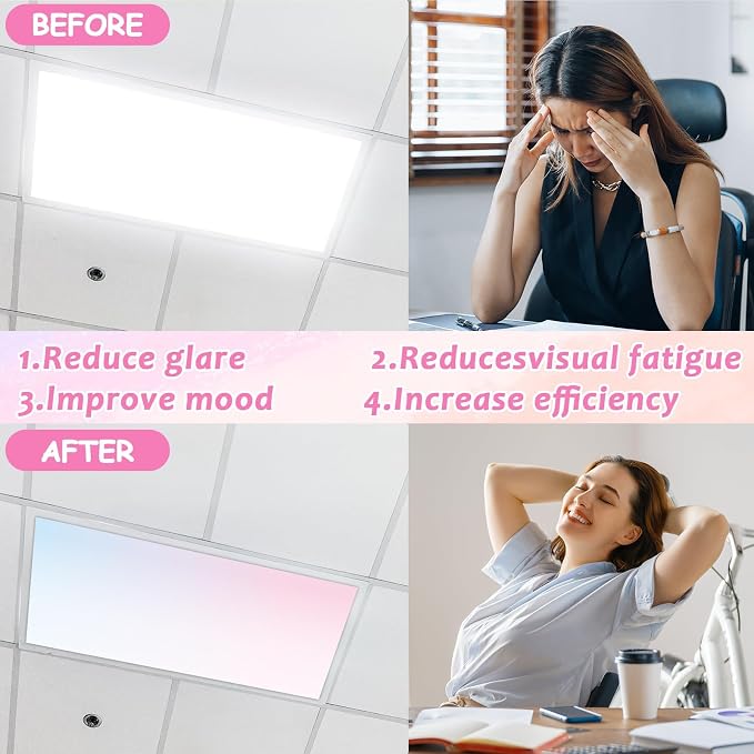 8Pcs Fluorescent Light Covers - Image 4