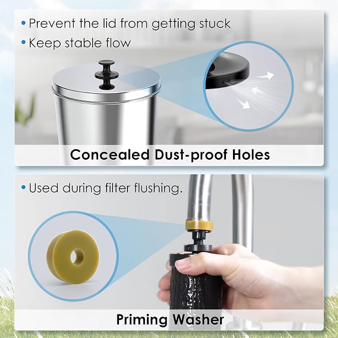 Waterdrop Gravity-fed Water Filter System, NSF/ANSI 42&372 Standard, - Image 7