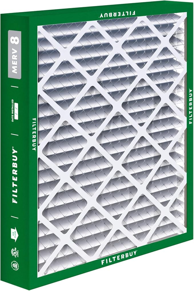 Filterbuy 20x20x5 Air Filter MERV 8 Essential Dust & Allergy Defense, Pleated - Image 9