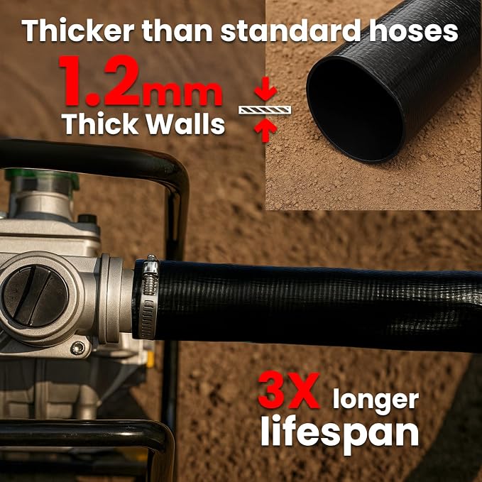 XtremepowerUS Backwash Hose Extra Heavy-Duty Pool Drain Hose 2" x 50 ft – 47 - Image 2