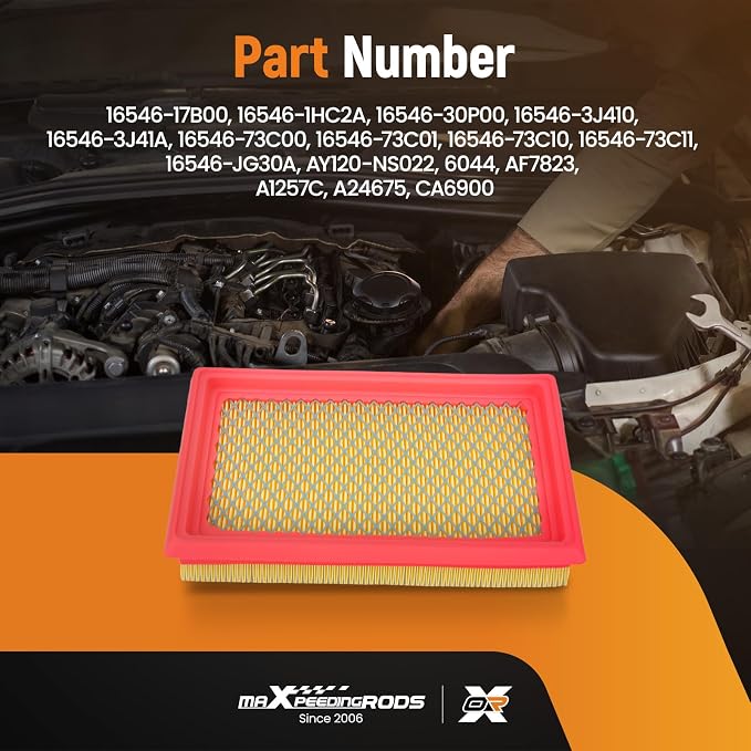 maXpeedingrods CA6900 Engine Air Filter Fit - Image 4