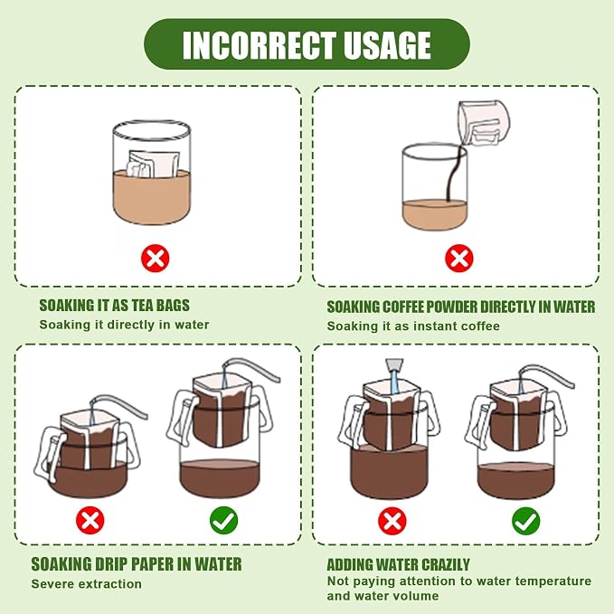 CARGEN 100Pcs Portable Coffee Filter Paper Bag - Image 7