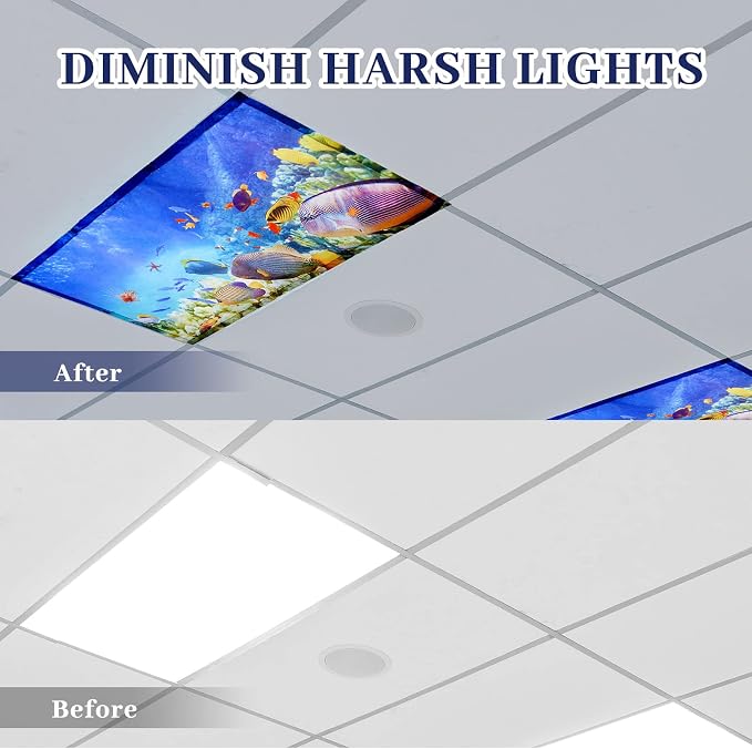 Patelai 8 Pack Fluorescent Light Covers - Image 3