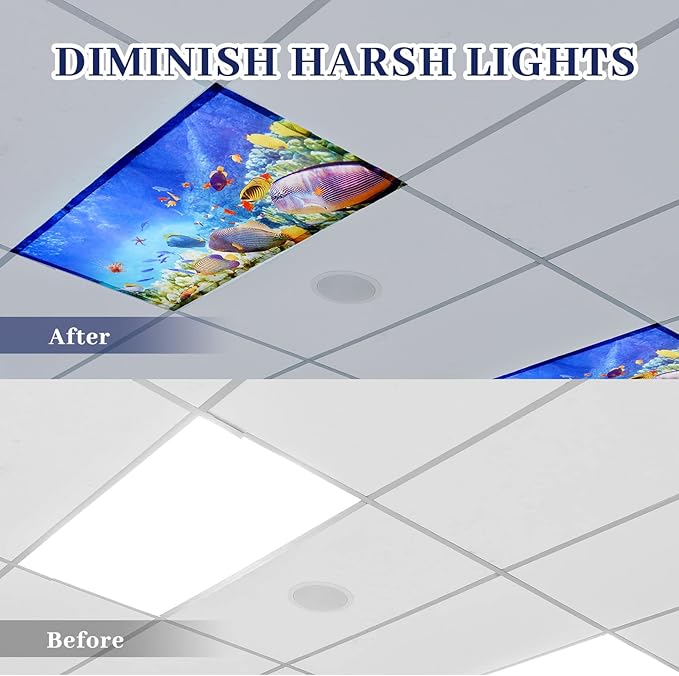 Patelai 4 x 2 Feet Fabric Fluorescent Light Cover - Image 3