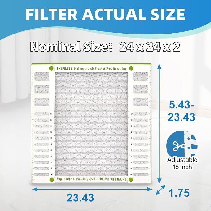 24x24x2 Air Filter AC Furnace MERV 13 Comparable - Image 2