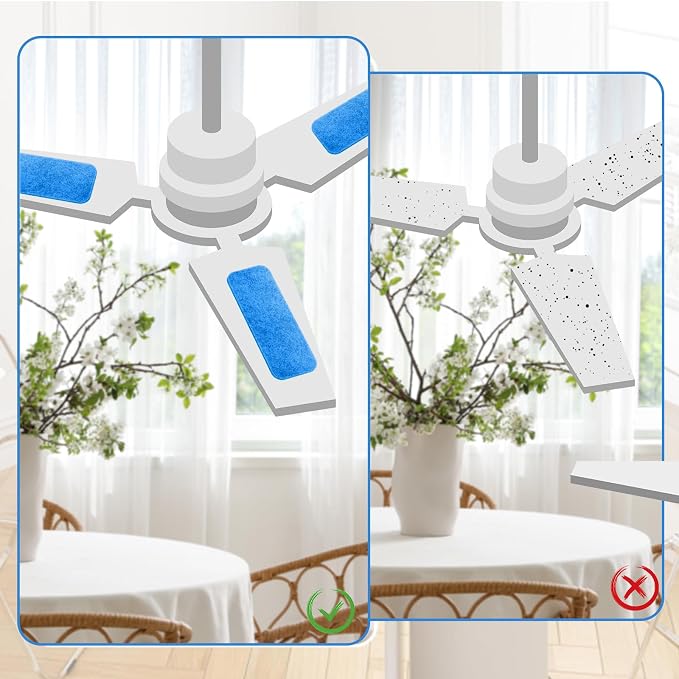 Tuanse 20 Pack Ceiling Fan Filters - Image 6