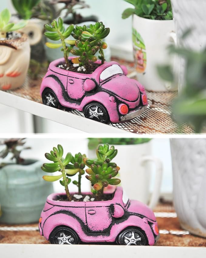 4 Pack Succulent Plants Pot, Small Indoor Plants Pots - Image 3