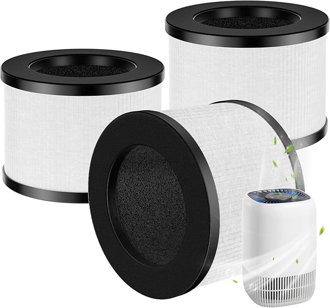 3 Pack DH-JH12 Replacement Filter Compatible by LINNIW