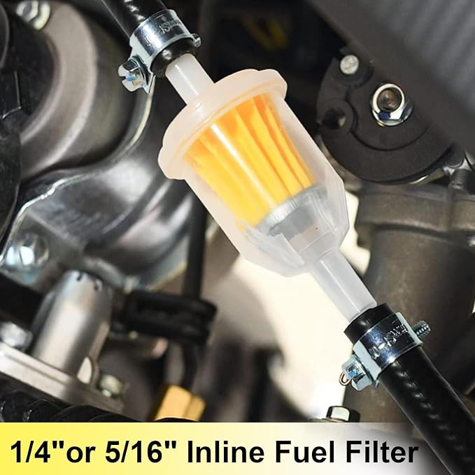 6PCS 1/4" x 5/16" Gas Inline Fuel Filter, - Image 6