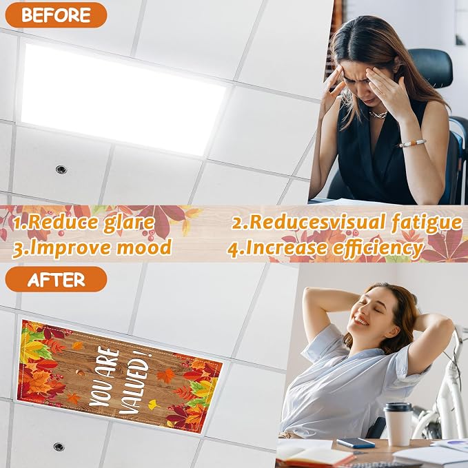 6 Pcs Fluorescent Light Covers - Image 4