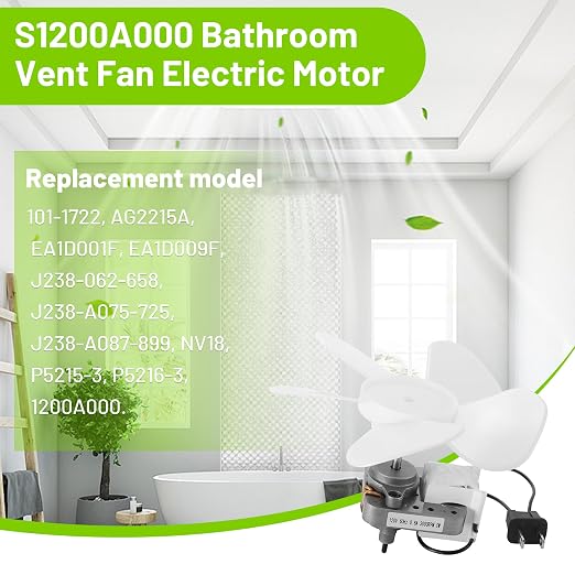 Universal Bathroom Vent Fan Electric Motor S1200A000 by PANDEELS - Image 5