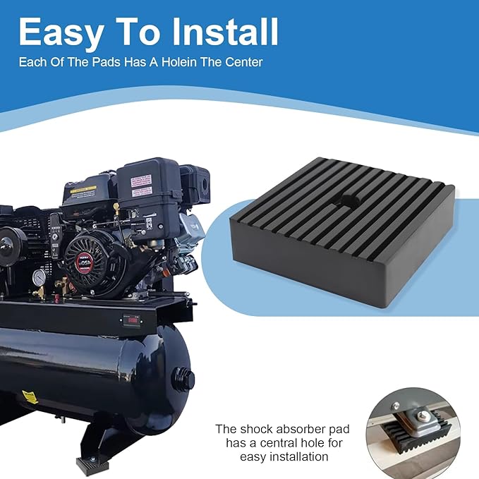 Solid Shock Pad for Air Compressor Vibration Pad or Equipment Shock Absorbing - Image 4