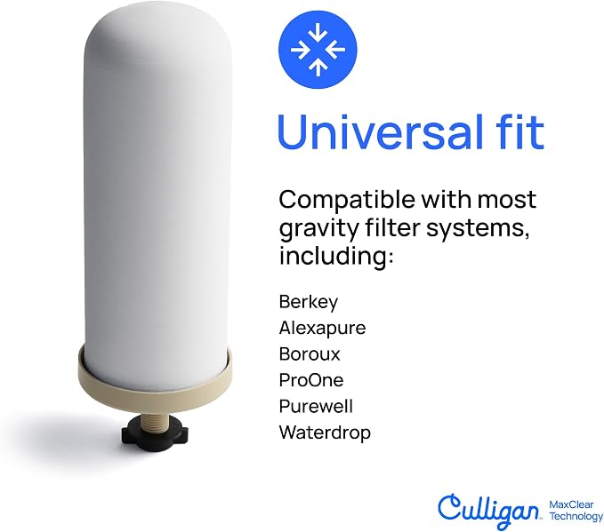 Culligan MaxClear 7” Gravity Water Filter Replacement Compatible - Image 2