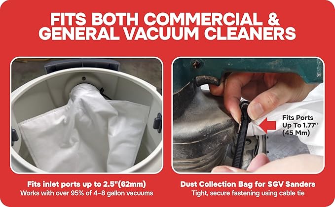 Dust Collection Bag Shop Vac–Ready Vacuum Bags - Image 3
