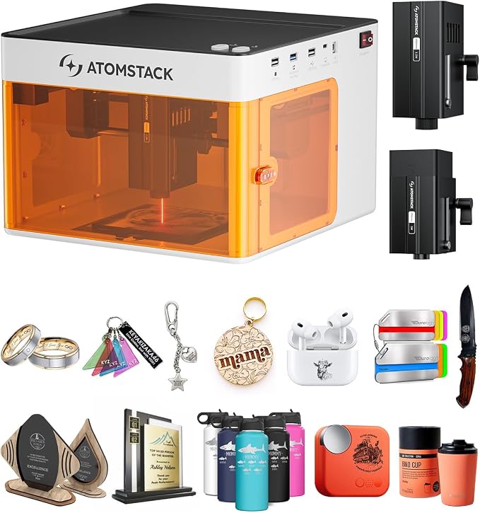 ATOMSTACK P1 5W Laser Engraver, Laser Cutter, Unibody Laser Engraving Machine by ATOMSTACKOfficial