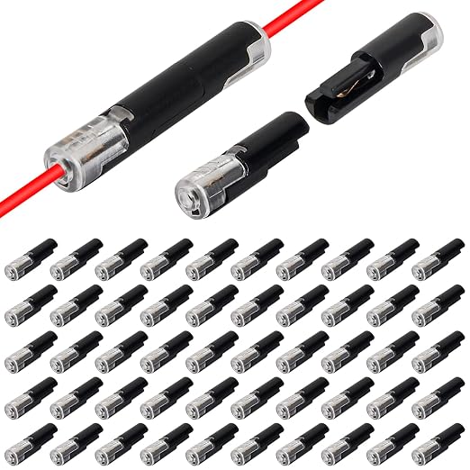 AITRIP 50PCS Single Wire Connector, 1 Wire Plug in Connector - Image 2