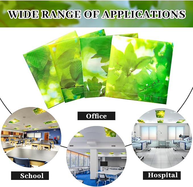 ROCEEI Pack of 4 Fluorescent Light Covers - Image 4