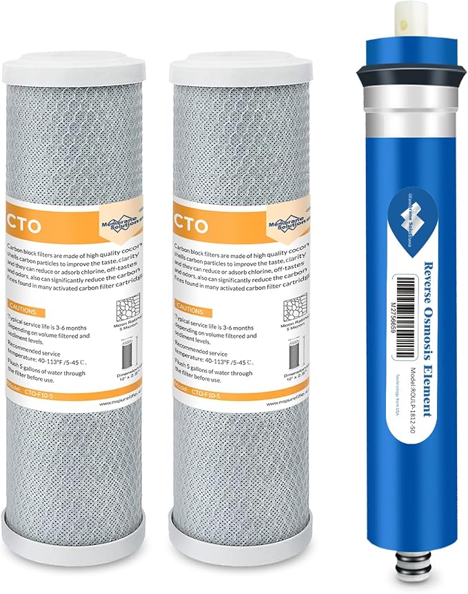 Membrane Solutions Combo Pack for FX12M and FX12P, Water Filter Replacement by MembraneSolutions