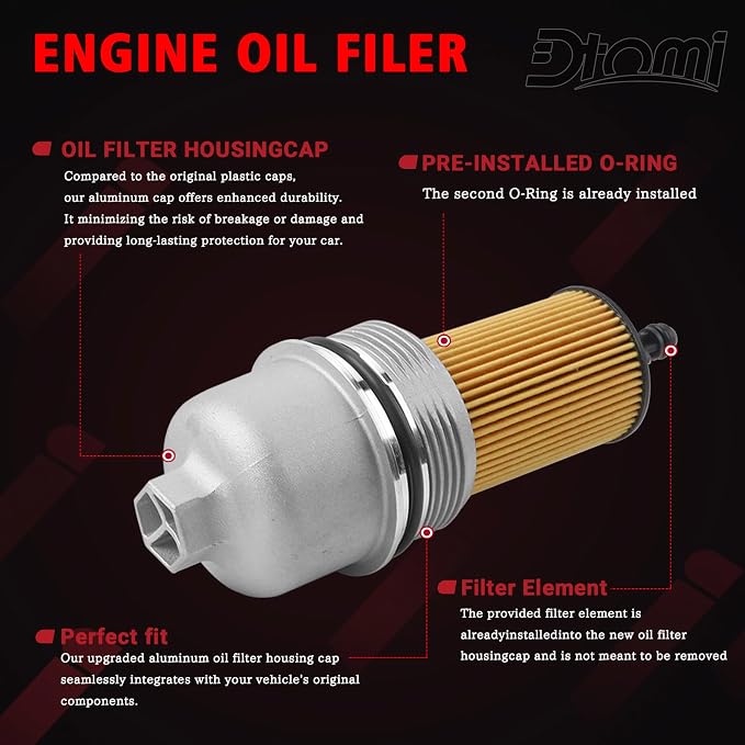 Aluminum Engine Oil Filter Housing Cap - Image 7