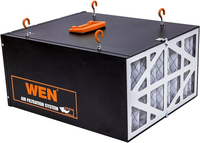 WEN 3410 3-Speed Remote-Controlled Air Filtration System, Basic w/ RF Remote - Image 3