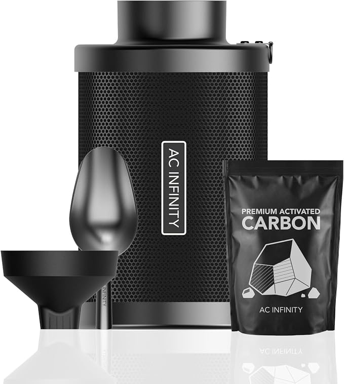 AC Infinity Refillable Carbon Filter Kit 4” by ACInfinity