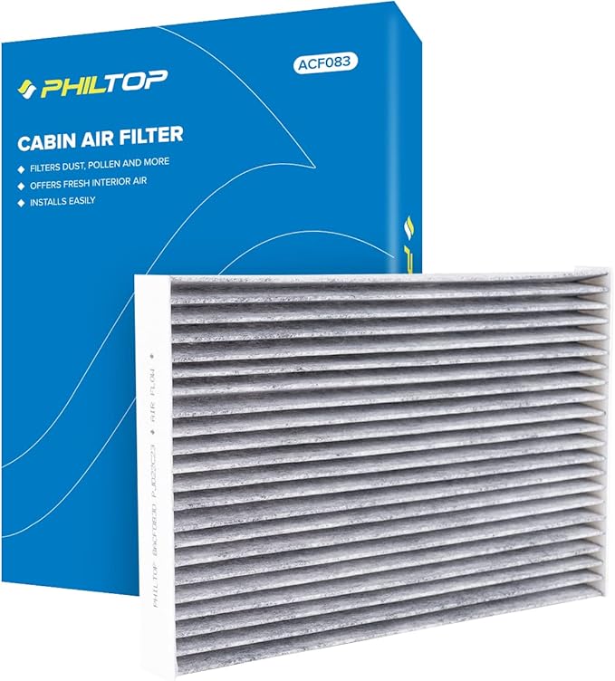 PHILTOP HEPA Cabin Air Filter w/Activated Carbon, Compatible by PHILTOP