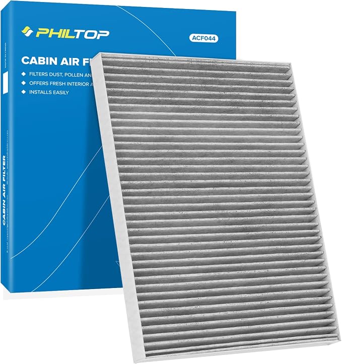 PHILTOP HEPA Cabin Air Filter w/Activated Carbon, Compatible by PHILTOP