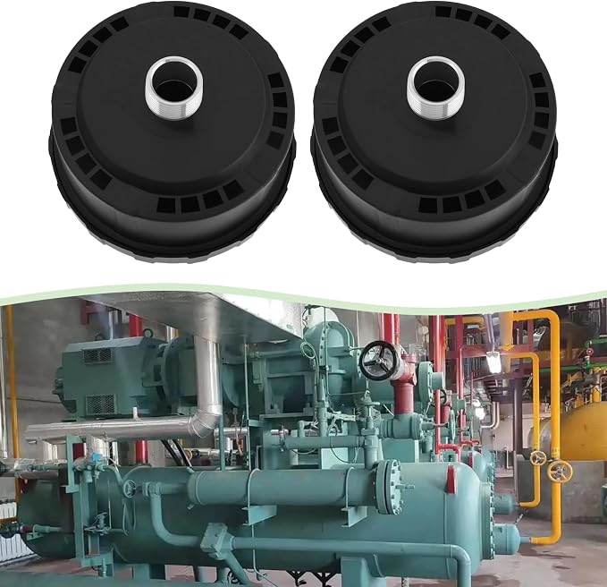 eMagTech 2PCS Air Compressor Silencer 3/4 Inch 25mm Compatible - Image 3